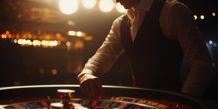 Tampilan meja permainan Qiu Qiu di platform starpet dengan kartu domino
